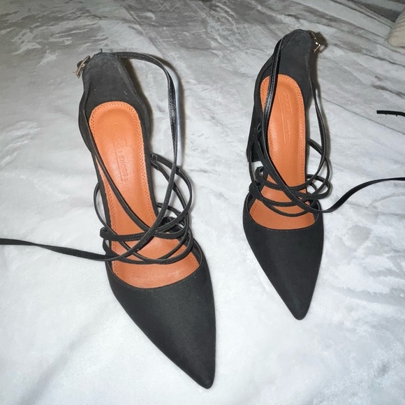 ASOS Black Strappy Block Heels - Picture 5 of 5